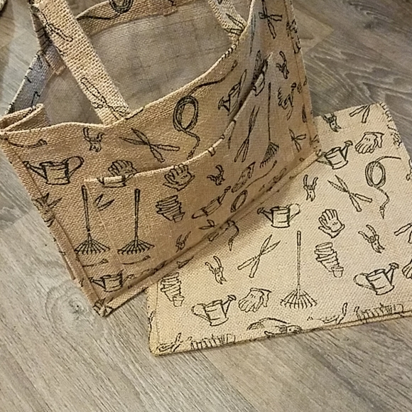 Reusable Tote Bag Handbags - ☂️ Reusable Burlap Shopping Tote Bags Lined